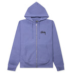Classic Dot Zip Hoodie - Storm