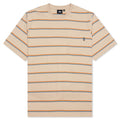 Classic Mini Stripe Crew - Tan