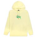 Copyright Embroidered Hoodie - Pale Yellow