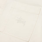 Cord Collar Canvas Chore Jacket - Bone