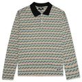 Diamond Pattern Polo - Olive