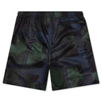 Dyed Plaid Water Short - Green