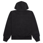 Established Printed Zip Hoodie - Black