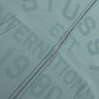 Established Printed Zip Hoodie - Grey Green