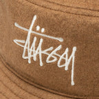 Fuzzy Wool Basic Bucket - Camel