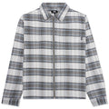 Heritage Plaid Zip L/S Shirt - Grey