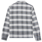 Heritage Plaid Zip L/S Shirt - Grey