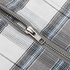 Heritage Plaid Zip L/S Shirt - Grey