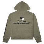 Stüssy International Zip Hoodie - Army