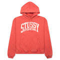 Stussy Intl Relaxed Hoodie - Washed Red