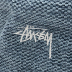 Jute Weave Bucket Hat - Blue