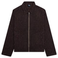 Leopard Mesh Zip Jacket - Brown