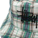 Madras Plaid Big Logo Bucket - Green