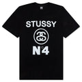 No. 4 Pigment Dyed Tee -  Black