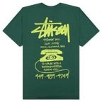 Old Phone Pigment Dyed Tee - Forest