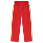 Panel Track Relaxed Pant - Red