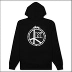Peace Dot Hoodie - Black