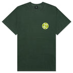 Peace Dot Pigment Dyed Tee - Pine