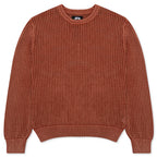 Pigment Dyed Loose Gauge Sweater - Salmon