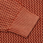 Pigment Dyed Loose Gauge Sweater - Salmon