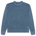 Pigment Dyed Loose Gauge Sweater - Seafoam