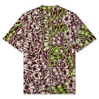 Psychedelic Palm Tree Shirt - Burgundy