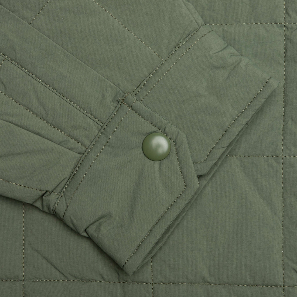 Quilted Fatigue Shirt - Green