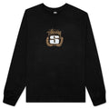 S Wreath Pigment Dyed L/S Tee - Black