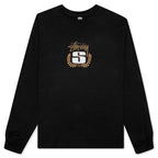S Wreath Pigment Dyed L/S Tee - Black