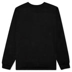 S Wreath Pigment Dyed L/S Tee - Black