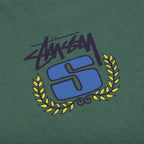 S Wreath Pigment Dyed L/S Tee - Pine