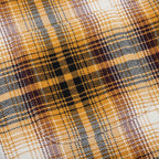 Shadow Plaid Zip L/S Shirt - Mustard