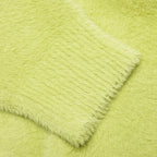 Shaggy Cardigan - Lime