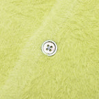 Shaggy Cardigan - Lime