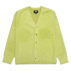 Shaggy Cardigan - Lime