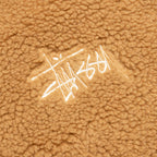 Sherpa Zip Hoodie - Brown