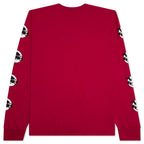 Skateman L/S Tee - Dark Red
