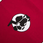 Skateman L/S Tee - Dark Red
