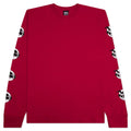 Skateman L/S Tee - Dark Red