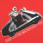 Skull Scooter Tee - Red