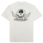 Skull Wings  Dyed Tee - Natural