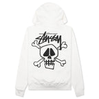 Skull & Bones Pigment Dyed Hoodie - Natural