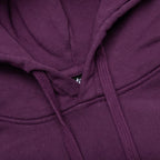 Skull & Bones Pigment Dyed Hoodie - Purple