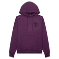 Skull & Bones Pigment Dyed Hoodie - Purple