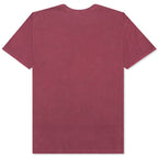 Smooth Stock Pigment Dyed Tee - Wine