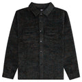 Speckled Wool CPO Shirt - Black