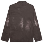 Spotted Bleach Chore Jacket - Brown