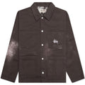 Spotted Bleach Chore Jacket - Brown