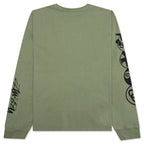 Stacked Pigment Dyed L/S Tee - Artichoke