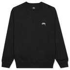 Stock Logo Crew - Black